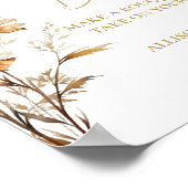 Wildflower Flower bar teken vrijgezellenfeest Poster (Hoek)