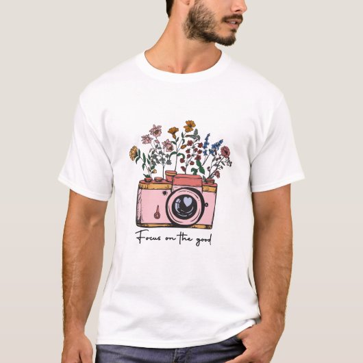 Wildflower Focus op het goede T-shirt (Voorkant)