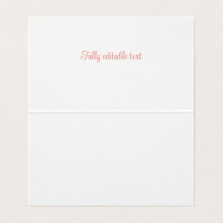 Wildflower Food Label / Place Card voor Baby showe Visitekaartje