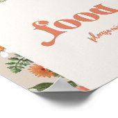 Wildflower Food Party teken Poster (Hoek)