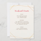 Wildflower Forest Fern Mushroom Bachelorette Party Kaart (Achterkant)