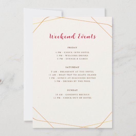 Wildflower Forest Fern Mushroom Bachelorette Party Kaart (Achterkant)