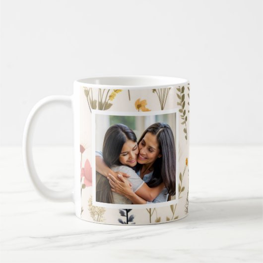 Wildflower Foto Beste moeder ooit Mok (Links)