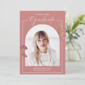 Wildflower Foto Middelbare School Afstudeerfeest (Staand voorkant)