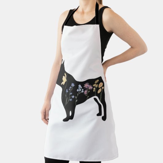 Wildflower Franse Bulldog Schort (Insitu)