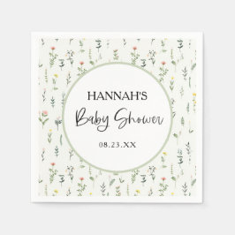 Wildflower Garden Baby shower | tuinfeest Servet