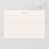 Wildflower Garden Blooms Advies voor de bruid Informatiekaartje (Achterkant)