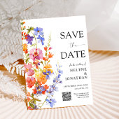 Wildflower Garden Boho Floral Elegante bruiloft Save The Date