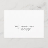 Wildflower Garden Boho Wedding RSVP-kaart Informatiekaartje