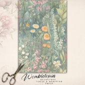  Wildflower Garden Botanische Decoupage Tissuepapier
