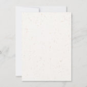 Wildflower Garden bruiloft uitnodiging (Achterkant)