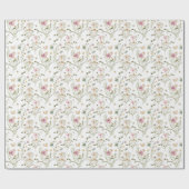 Wildflower Garden Butterfly Cadeaupapier (Vlak)