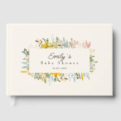Wildflower Garden Charm | Baby Shower Gastenboek (Voorkant)