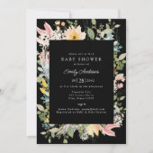 Wildflower Garden Charm | Baby Shower Kaart (Voorkant)