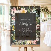 Wildflower Garden Charm | Baby shower Welkom Acryl Bord