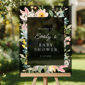 Wildflower Garden Charm | Baby shower Welkom Acryl Bord