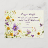 Wildflower Garden Diapper Raffle Informatiekaartje (Voorkant)