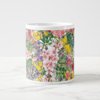 Wildflower Garden Floral Burst Natuur Geïnspireerd Grote Koffiekop