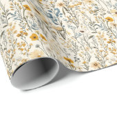 Wildflower Garden Floral Cadeaupapier (Rol Hoek)