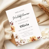 Wildflower Garden Floral eerste verjaardag Kaart