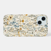 Wildflower Garden Floral iPhone 15 Case (Achterkant horizontaal)
