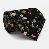 Wildflower Garden Floral Pattern  Stropdas (Opgerold)