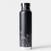 Wildflower Garden Monogram Naam Waterfles (Links)