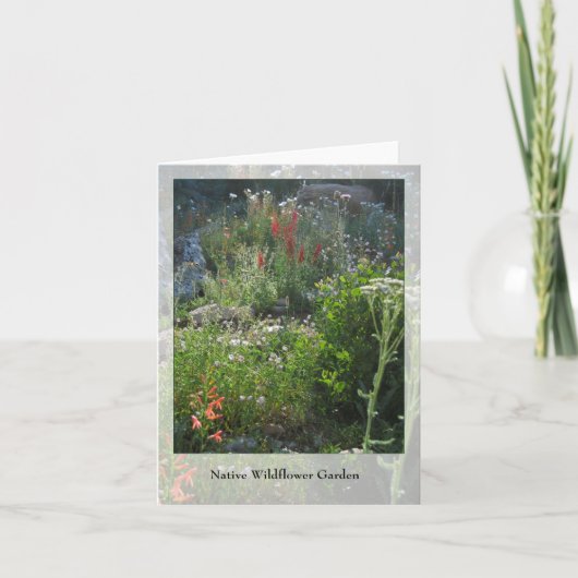Wildflower Garden - Native Notecard Kaart (Voorkant)