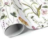 Wildflower Garden Pattern Cadeaupapier (Rol Hoek)
