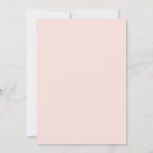 Wildflower Garden Princess Castle 1st Birthday Kaart (Achterkant)