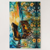 Wildflower Garden Treasure Borst Legpuzzel (Verticaal)