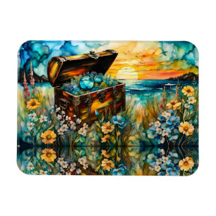 Wildflower Garden Treasure Borst Magneet