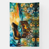 Wildflower Garden Treasure Borst Spandoek (Verticaal)