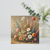 Wildflower Garden Verjaardagsuitnodiging (Staand voorkant)