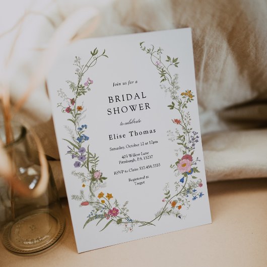  Wildflower Garden Vrijgezellenfeest Kaart