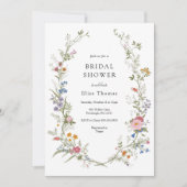  Wildflower Garden Vrijgezellenfeest Kaart (Voorkant)