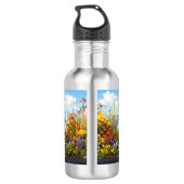 Wildflower Garden Water Bottle. Waterfles (Achterkant)