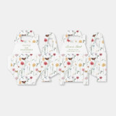 Wildflower Garden Wedding Favor Box Bedankdoosjes (Uitgevouwen)