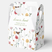 Wildflower Garden Wedding Favor Box Bedankdoosjes (Geopend)