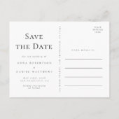 Wildflower Garden Wedding Save the Date Briefkaart (Achterkant)