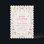 Wildflower Gender Neutral Baby Shower Kaart<br><div class="desc">Wildflower Gender Neutral Baby Shower Invitation. Matching items available.</div>