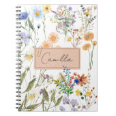 Wildflower gepersonaliseerd tijdschrift Gepersonal Notitieboek (Voorkant)