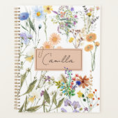 Wildflower gepersonaliseerd tijdschrift Gepersonal Planner (Voorkant)
