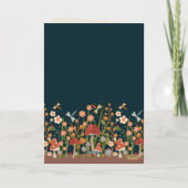 Wildflower  Gepersonaliseerd Verjaardag Kaart (Achterkant)