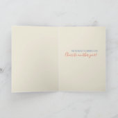 Wildflower  Gepersonaliseerd Verjaardag Kaart (Binnen)