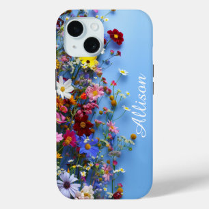Wildflower gepersonaliseerde iPhone Case