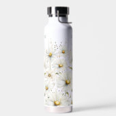 Wildflower gepersonaliseerde naam Floral Waterfles (Links)