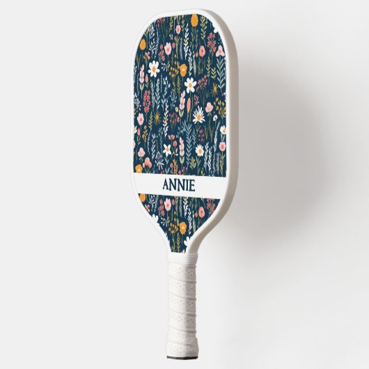 Wildflower gepersonaliseerde pickleball paddle (Links)