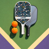 Wildflower gepersonaliseerde pickleball paddle