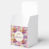 Wildflower gepersonaliseerde tuin Baby shower Bedankdoosjes (Geopend)